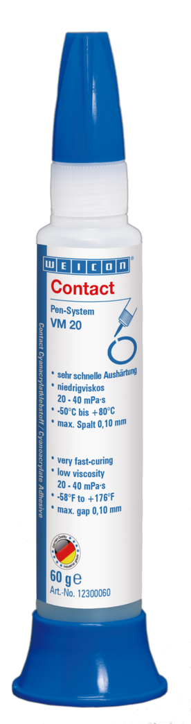 VM 20 Cyanoacrylate Adhesive | perekat instan dengan viskositas rendah untuk logam