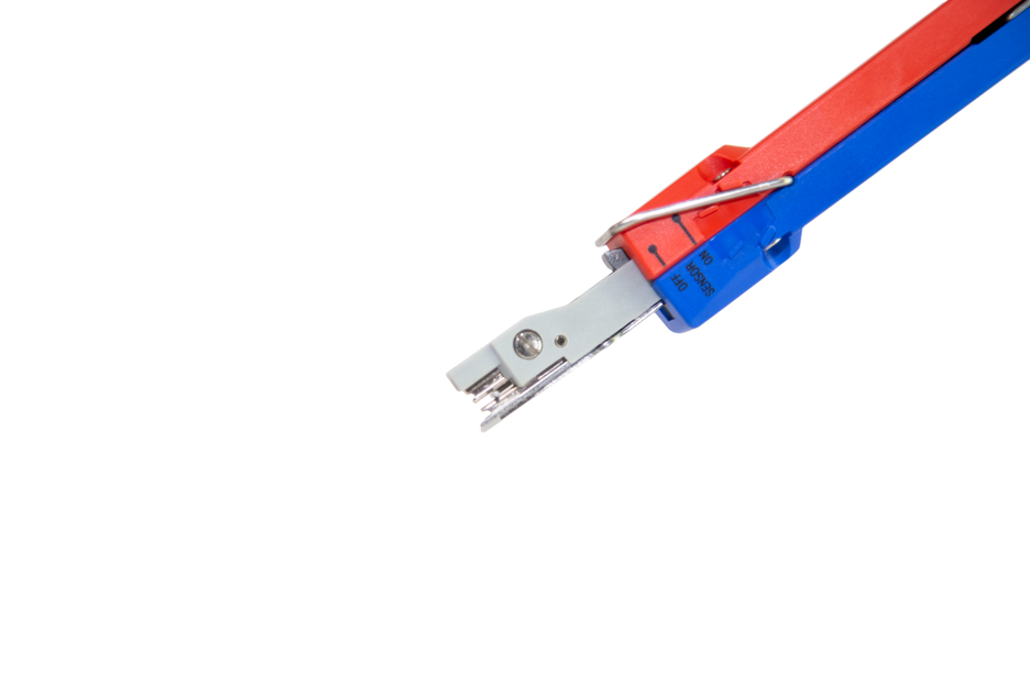 LSA Sensor No. 40 | Alat pelubang kertas LSA termasuk sensor untuk melacak posisi ujung kabel