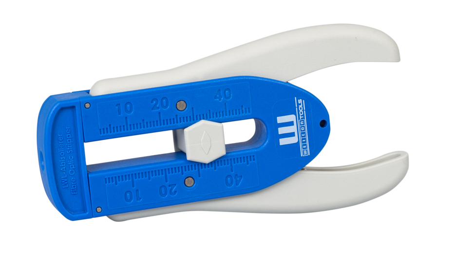 Fibre Optic Stripper | untuk pengupasan kabel serat optik Ø 0,125 mm I pekerjaan yang presisi karena lenght stop yang dapat disesuaikan dari 5 - 45 mm