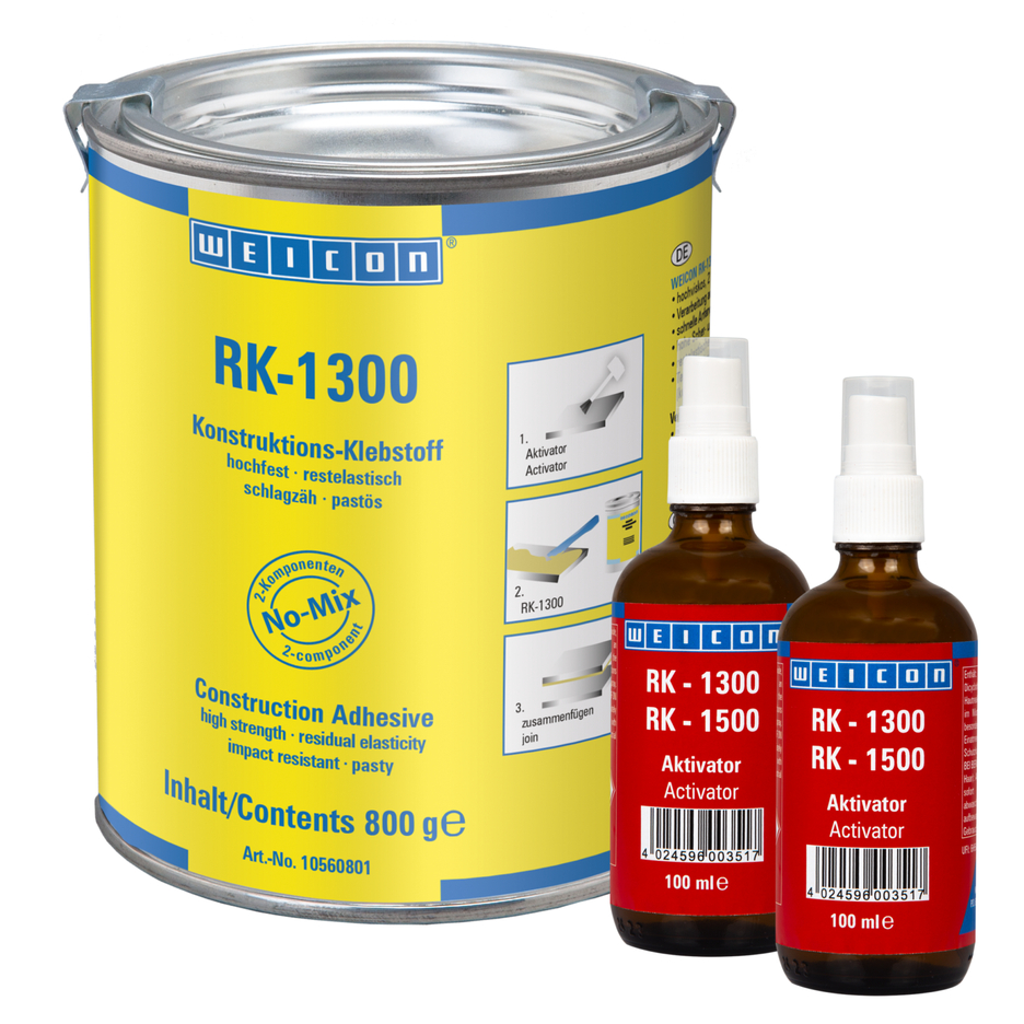 RK-1300 Structural Acrylic Adhesive | perekat struktural akrilik, perekat tanpa campuran pucat