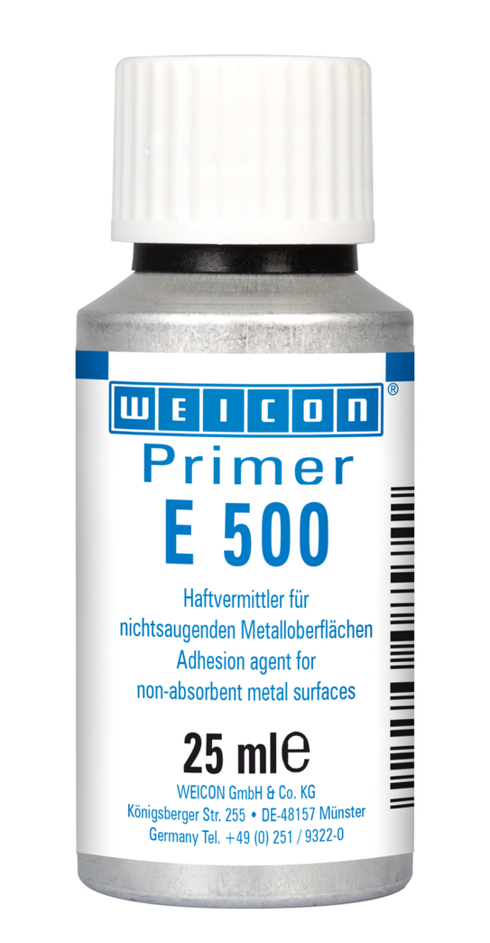 Primer E 500 | bahan pengikat untuk permukaan logam yang tidak menyerap, terutama untuk silikon