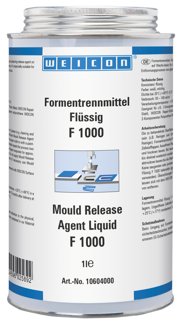 Mould Release Agent Liquid F 1000 | untuk permukaan yang halus
