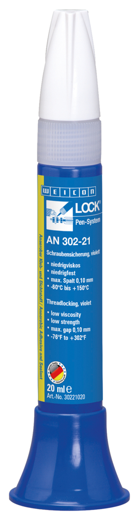 WEICONLOCK® AN 302-21 Threadlocking | kekuatan rendah, viskositas rendah WEICONLOCK® AN 302-21 Threadlocking | kekuatan rendah, viskositas rendah
