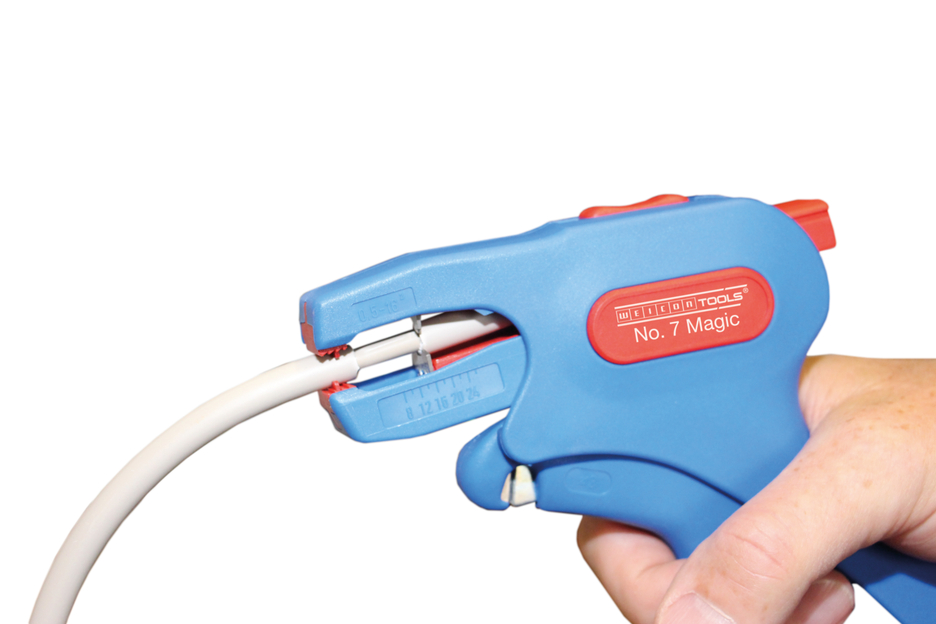 Wire Stripper No. 7 Magic | untuk menguliti dan pengupasan kabel I jangkauan kerja fleksibel 0,5 - 16,0 mm² I padat 0,5 - 10,0 mm²