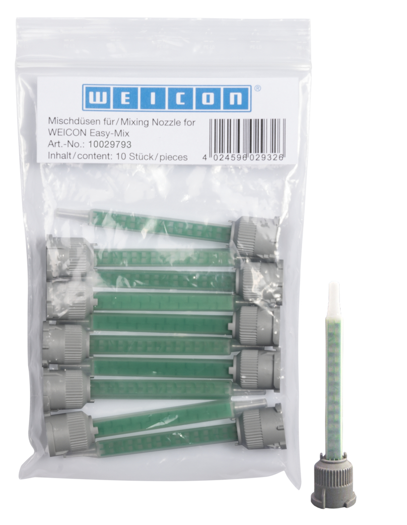 Nozzle Campuran Quadro B | Nozzle Pencampur Quadro cocok untuk Easy-Mix RK-7300, PU 90, PU 240, PU Crystal, PE-PP 50.