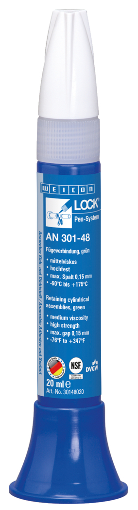 WEICONLOCK® AN 301-48 Silinder Penahan & xd;
Majelis | kekuatan tinggi, dengan persetujuan air minum