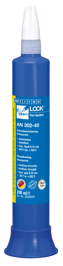 WEICONLOCK® AN 302-40 Threadlocking | kekuatan sedang, dengan registrasi DVGW