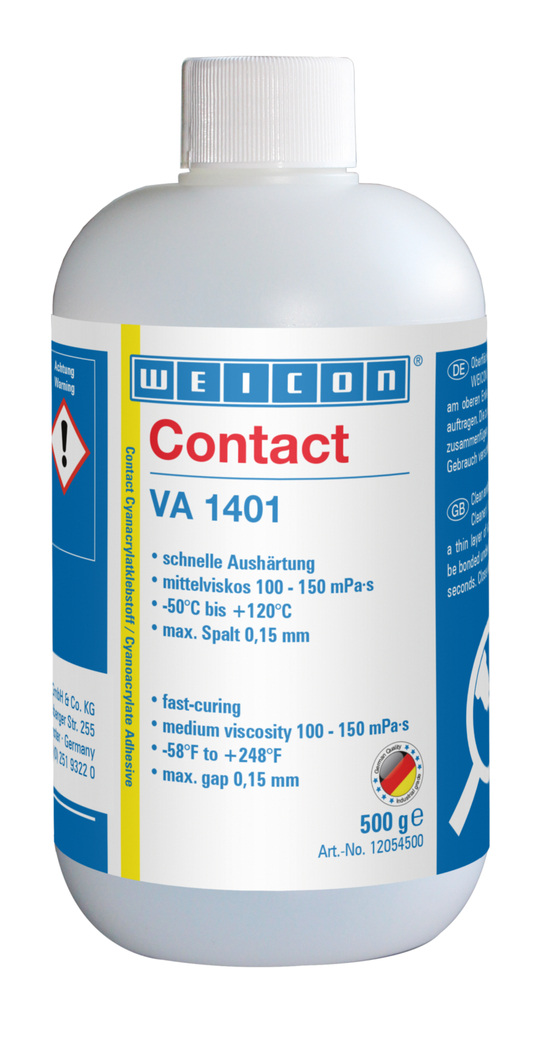 VA 1401 Cyanoacrylate Adhesive | perekat instan untuk kain, karet busa, dan elastomer berpori besar