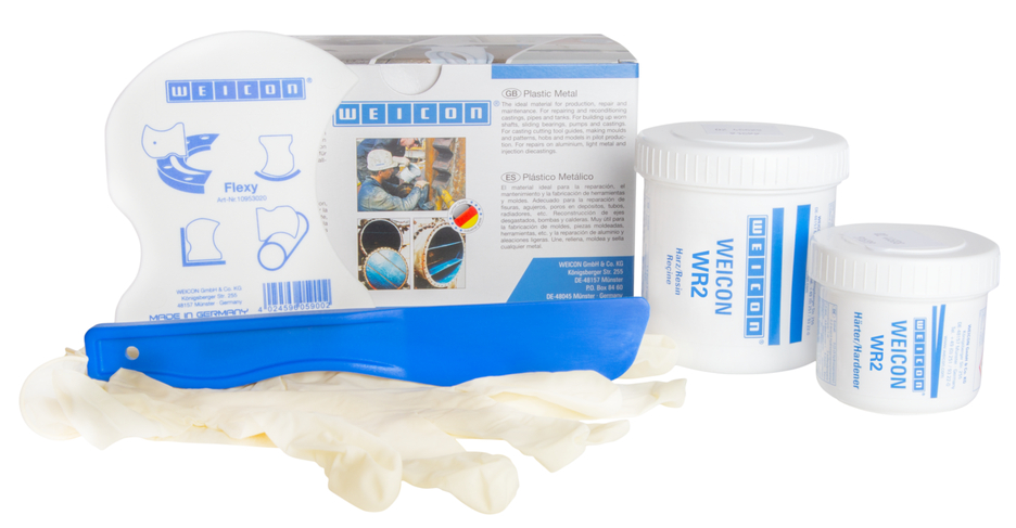 WEICON WR2 | sistem resin epoksi berisi mineral untuk perbaikan dan kompensasi celah
