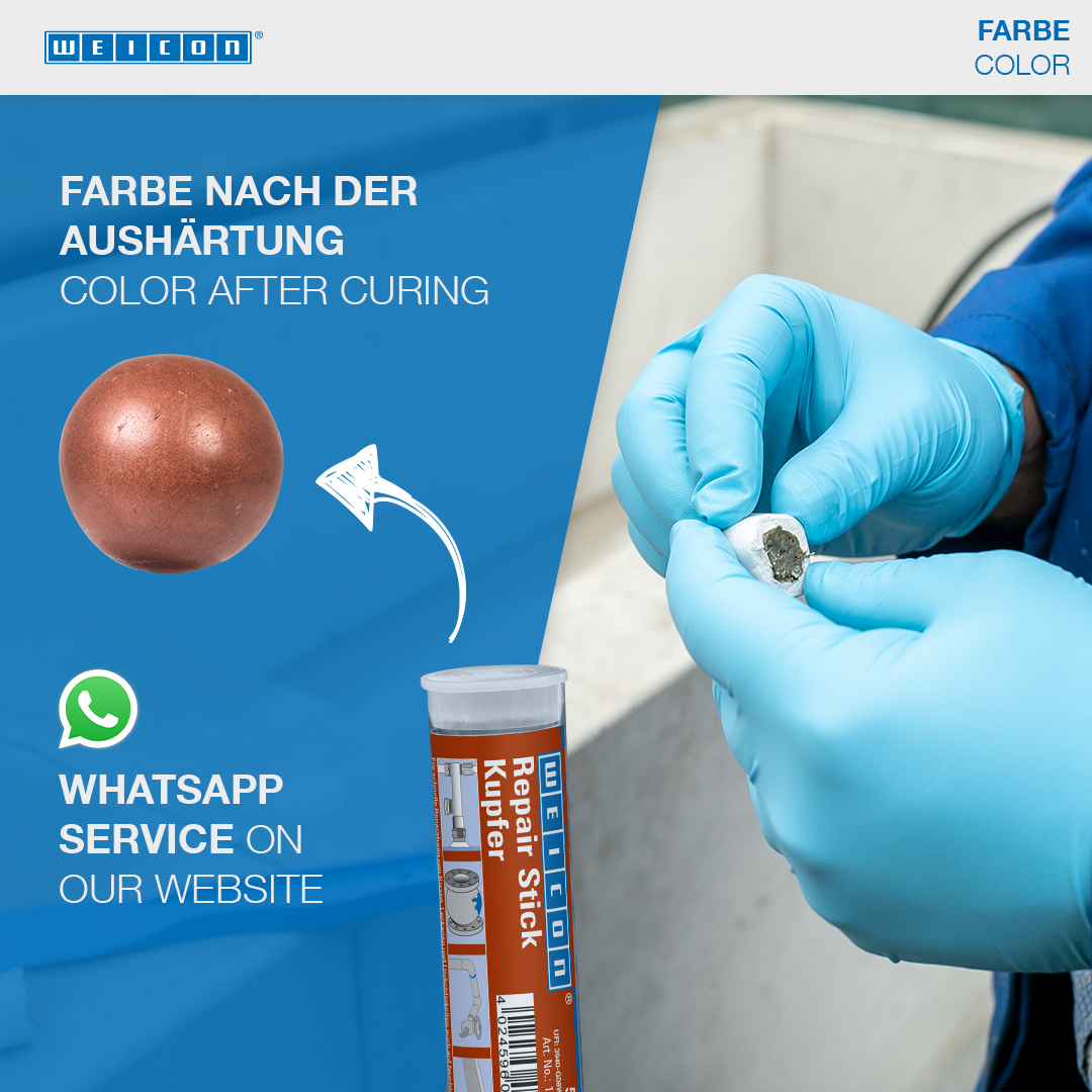 Stik Reparasi Tembaga | memperbaiki dempul dengan persetujuan air minum