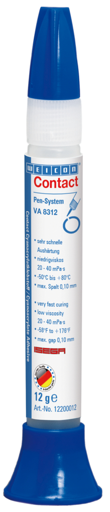 VA 8312 Cyanoacrylate Adhesive | perekat instan untuk sektor makanan serta elastomer EPDM dan karet